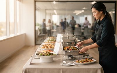 Corporate Catering Services for Dietary Needs, Timing, and Team Size
